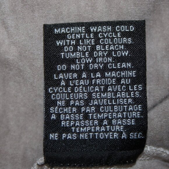 Charlie Paige Top Sz S/M Brown Floral Asymmetrical Tunic Rayon Spandex Top - Picture 11 of 13